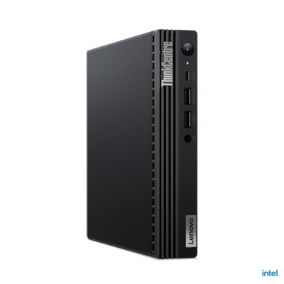 Image of Lenovo ThinkCentre M70q Gen4 12E3 - Mini - Core i5 13400T / 1.3 GHz - RAM 16 GB - SSD 512 GB - TCG Opal Encryption 2, NVMe - UHD Graphics 730 - 1GbE, Wi-Fi 6E, Bluetooth 5.3 - WLAN: 802.11a/b/g/n/ac/ax (Wi-Fi 6E), Bluetooth 5.3 - kein Betriebssystem - Mon