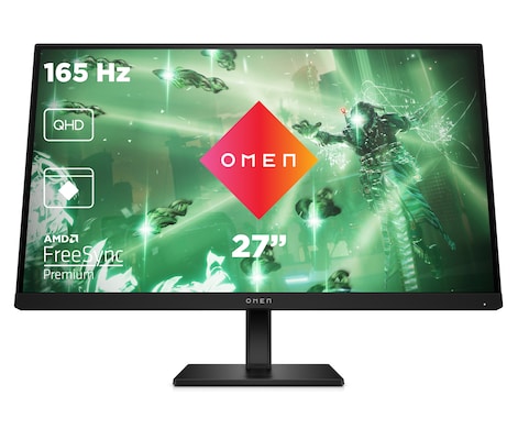 Image of HP Omen 27q Gaming Monitor - IPS, QHD, 165Hz, Höhenverstellung