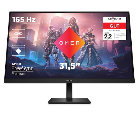 Image of HP Omen 32q Gaming Monitor - IPS, QHD, 165Hz, Höhenverstellung