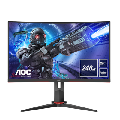 Image of AOC C27G2ZE Gaming Monitor - Curved, 240 Hz, FreeSync Premium