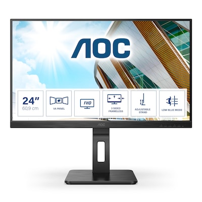 Image of AOC 24P2QM Office Monitor - IPS, Höhenverstellung