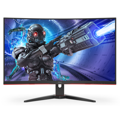 Image of AOC C32G2ZE/BK Gaming Monitor - Curved, 240 Hz, FreeSync Premium