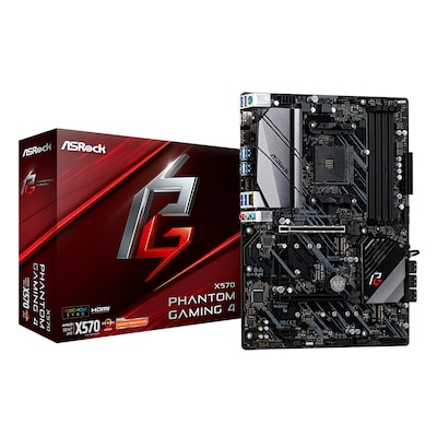 Image of ASRock X570 Phantom Gaming 4 Mainboard Sockel AM4