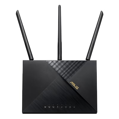 Image of ASUS 4G-AX56 4G LTE WiFi 6 Modem Router AX1800 Dual-Band, LTE Cat6 bis zu 300 Mbit/s, 5x GbE LAN