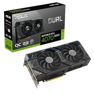 Image of ASUS DUAL GeForce RTX 4070 SUPER OC Grafikkarte - 12GB GDDR6X