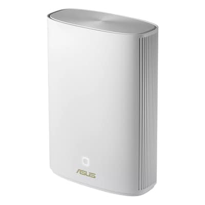 Image of ASUS ZenWiFi AX Hybrid XP4 WLAN Mesh System 1er Pack Weiß [WiFi 6 (802.11ax), Dual-Band, bis zu 1.800 Mbit/s]