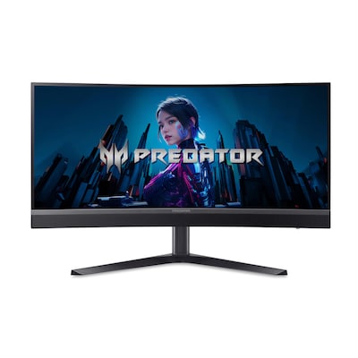 Image of Acer Predator X34 (X34V3bmiiphuzx) 34,0" WQHD MiniLED Curved Gaming 86,4 cm (34,0 Zoll), 180Hz, HDR1000, 2x HDMI, 1x DP, 1x Type-C, USB 3.2 Hub, Audio