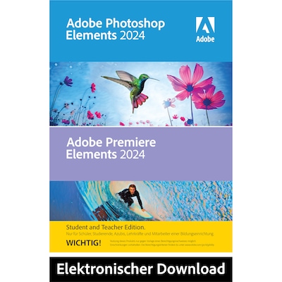 Image of Adobe Photoshop & Premiere Elements 2024 | Studierende und Lehrende | unbefristet | Mac