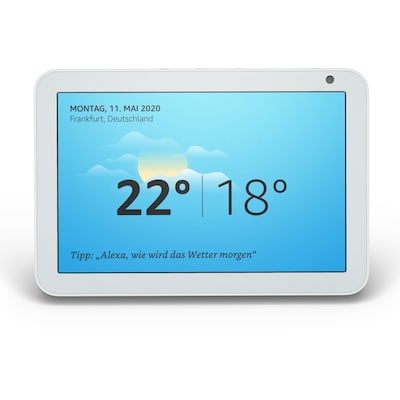 Image of Amazon Echo Show 8, weiß 8" HD Smart Display mit Alexa