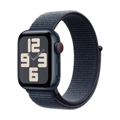 Image of Apple Watch SE (40mm) GPS+4G Alu mit Sport Loop mitternacht/tinte