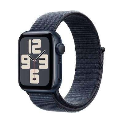 Image of Apple Watch SE (40mm) GPS mit Sport Loop mitternacht/tinte