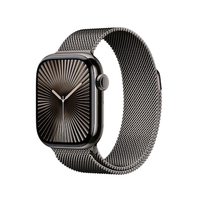 Image of Apple Watch S10 Natur Titanium Milanese Loop Natur GPS + Cellular 42mm MWXF3QF/A 2024