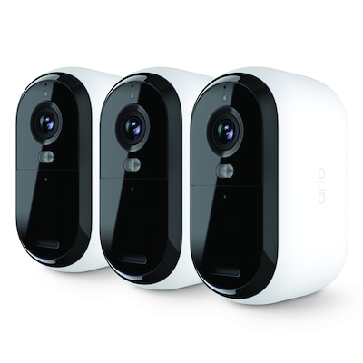 Image of Arlo Essential 2 2K Outdoor Überwachungskamera Weiß, 3er Set 2K Auflösung, WLAN, IP65 Wetterfest