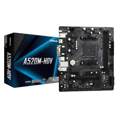 Image of ASRock AMD AM4 A520M-HDV Mainboard