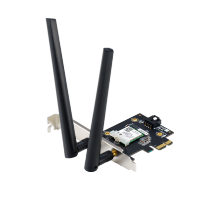 Image of ASUS PCE-AX1800 WiFi-6+Bluetooth PCIe-Karte [Dual-Band, bis zu 1800 Mbit/s, BT 5.2, MU-MIMO, OFDMA]