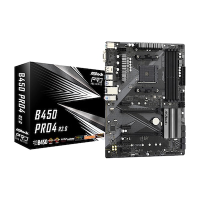 Image of ASRock B450 Pro4 R2.0 Mainboard