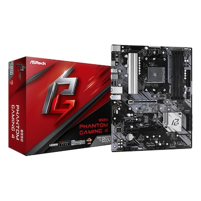 Image of ASRock B550 Phantom Gaming 4 Mainboard Sockel AM4