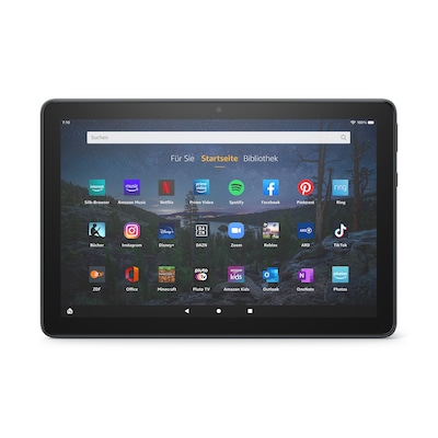 Image of Amazon Fire HD 10 Plus Tablet (2021), schwarz 25,6cm (10,1") Full-HD Display, 64 GB Speicher - mit Werbung