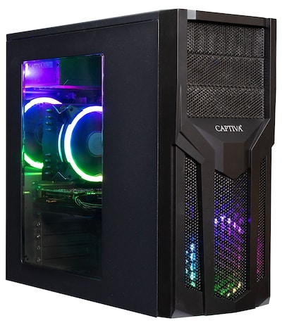 Image of Captiva Advanced Gaming PC I67-582 [Intel Core i5-12400F / 16GB RAM / 500GB SSD / NVidia GeForce RTX 3060 LHR / B660 / DOS]