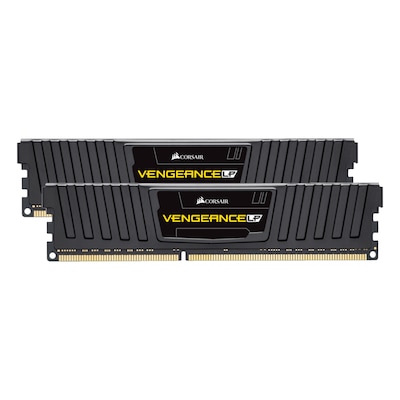 Image of Corsair Vengeance LP Schwarz 8GB Kit (2x4GB) DDR3-1600 CL9 DIMM Arbeitsspeicher