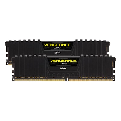 Image of Corsair Vengeance LPX Schwarz 16GB Kit (2x8GB) DDR4-3200 CL16 DIMM Arbeitsspeicher