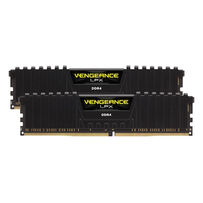 Image of Corsair Vengeance LPX Schwarz 16GB Kit (2x8GB) DDR4-3000 CL16 DIMM Arbeitsspeicher