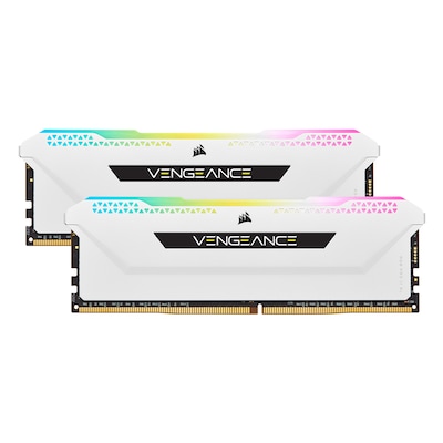 Image of Corsair Vengeance RGB Pro SL Weiß 16GB Kit (2x8GB) DDR4-3200 CL16 DIMM Arbeitsspeicher