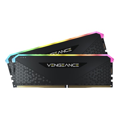 Image of Corsair Vengeance RGB RS Schwarz 64GB Kit (2x32GB) DDR4-3200 CL16 DIMM Arbeitsspeicher