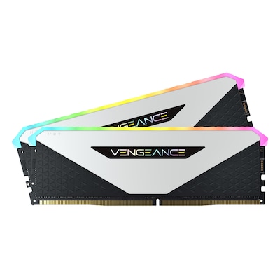 Image of Corsair Vengeance RGB RT Weiß 32GB Kit (2x16GB) DDR4-3200 CL16 DIMM Arbeitsspeicher