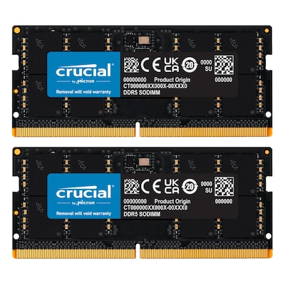 Image of Crucial 32GB Kit (2x16GB) DDR5-5600 CL46 SO-DIMM Arbeitsspeicher