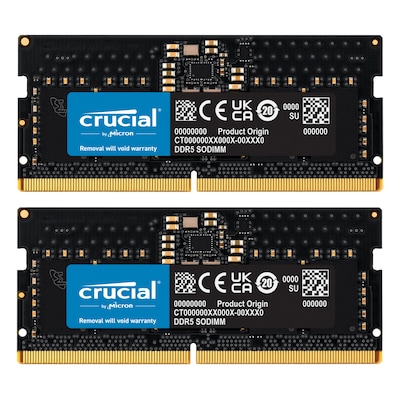 Image of Crucial 16GB Kit (2x8GB) DDR5-4800 CL40 SO-DIMM Arbeitsspeicher