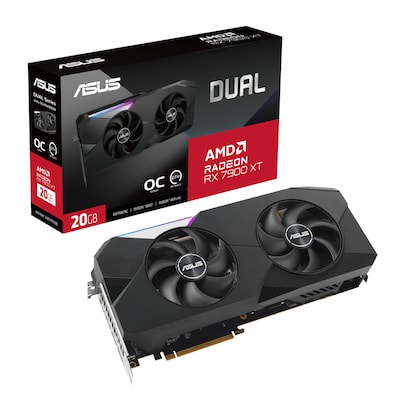 Image of ASUS Dual Radeon RX 7900 XT OC - 20GB GDDR6, HDMI, 3x DP