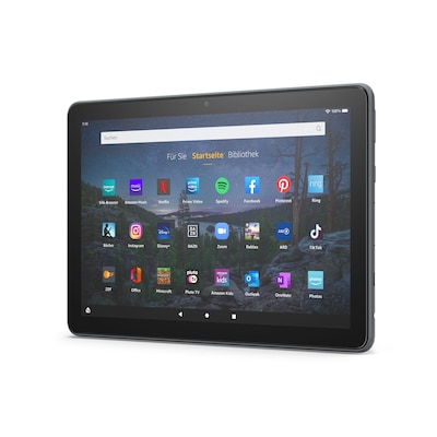 Image of Amazon Fire HD 10 Plus Tablet (2021), schwarz 25,6cm (10,1") Full-HD Display, 32 GB Speicher - mit Werbung