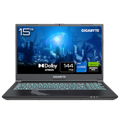 Image of GIGABYTE G5 MF5-H2DE354KH - 15" FHD IPS 144Hz Display, Intel Core i7-13620H, 16GB RAM, 1TB SSD, NVIDIA GeForce RTX™ 4050, Windows 11 Home