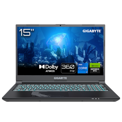 Image of GIGABYTE G5 KF5-H3DE554KD B-Ware - 15,6" FHD 360Hz Display, Intel Core i7-13620H, 16GB RAM, 1TB SSD, NVIDIA GeForce RTX™ 4060, FreeDOS