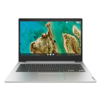 Image of Lenovo IdeaPad 3 CB 14M836 82KN - MT8183 / 2 GHz - Chrome OS - Mali-G72 MP3 - 4 GB RAM - 128 GB eMMC - 35.6 cm (14) TN 1920 x 1080 (Full HD) - Wi-Fi 5 - Dual Tone Arctic Gray - kbd: Deutsch - mit 3 Monate Lenovo Premium Care (82KN003CGE)