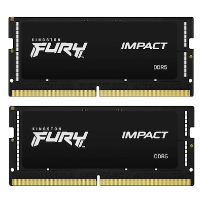 Image of Kingston FURY Impact 64GB Kit (2x32GB) DDR5-5600 CL40 SO-DIMM Arbeitsspeicher