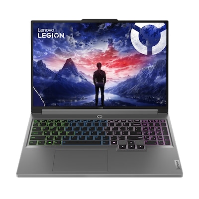 Image of Lenovo Legion 5 16IRX9 83DG - 180°-Scharnierdesign - Intel Core i9 i9-14900HX / 2.2 GHz - Win 11 Home - GeForce RTX 4070 - 16 GB RAM - 1 TB SSD NVMe - 40.6 cm (16) IPS 2560 x 1600 (WQXGA) @ 240 Hz - Wi-Fi 6E - Luna Gray - kbd: Deutsch - mit 3 Monate Leno 