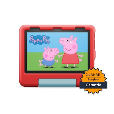 Image of Amazon Fire HD 8 Kids-Tablet (2022), rot für Kinder von 3 bis 7 Jahre, 2 Jahre Sorglos-Garantie, kindgerechte Hülle, 8-Zoll-HD-Display, 32GB