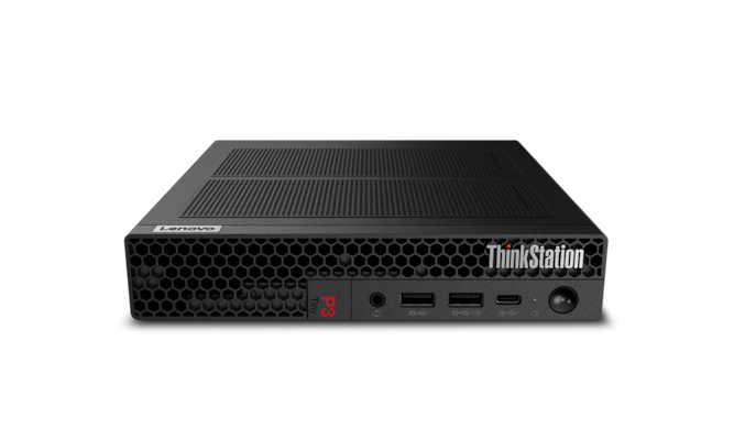 Image of Lenovo ThinkStation P3 - tiny - Core i7 i7-14700 2.1 GHz - vPro Enterprise - 32 GB - SSD 1 TB - German