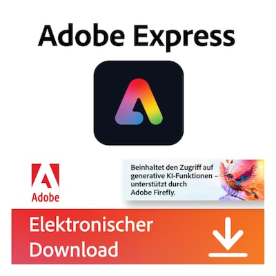 Image of Adobe Express Premium | 1 Jahr | 100GB | Web/iOS/Android