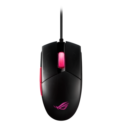 Image of ASUS ROG Strix Impact II Electro Punk Gaming Maus - kabelgebundene Gaming Maus mit 6200dpi und Omron D2FC-F-K Switches