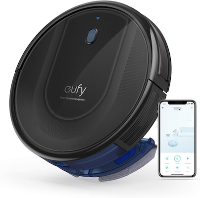 Image of Eufy RoboVac G10 Hybrid Black Saugroboter - Hybrides 2-in-1 Saugen & Wischen