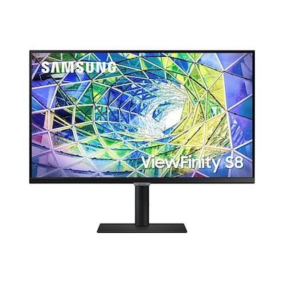 Image of Samsung ViewFinity S8 S27A800UNP Office Monitor - 4K, IPS, USB-C