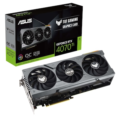 Image of ASUS TUF Gaming GeForce RTX 4070 Ti OC Grafikkarte - 12GB GDDR6X, 2x HDMI, 3x DP