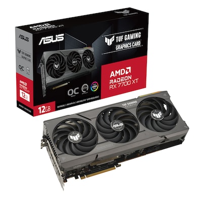 Image of ASUS TUF Gaming AMD Radeon 7700XT OC - 12GB GDDR6, HDMI, 3x DP