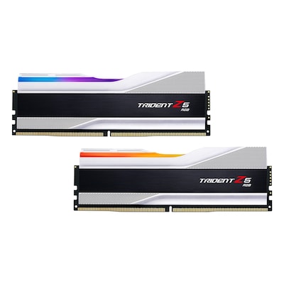 Image of G.SKILL Trident Z5 RGB Silber 32GB Kit (2x16GB) DDR5-6000 CL36 DIMM Arbeitsspeicher