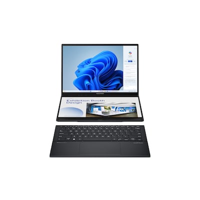 Image of ASUS Zenbook Duo OLED UX8406MA-PZ103W - 14" WQXGA+ OLED, u9-185H, 32GB RAM, 1TB SSD, Intel Arc, Windows 11