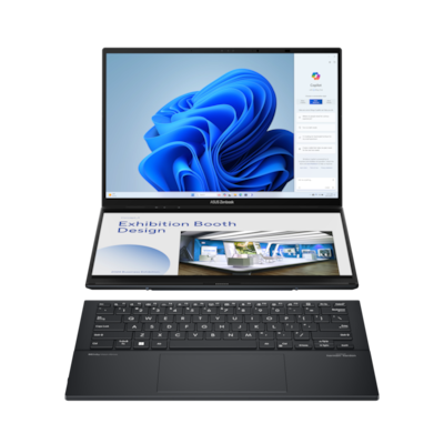 Image of ASUS Zenbook Duo OLED UX8406MA-PZ073W - 14" WQXGA+ OLED, Ultra 7-155H, 16GB RAM, 1TB SSD, Intel Arc, Windows 11