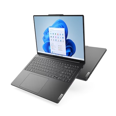 Image of Lenovo Yoga Pro 9 16IRP8 83BY - 180°-Scharnierdesign - Intel Core i7 i7-13705H / 2.4 GHz - Evo - Win 11 Pro - GF RTX 4050 - 16 GB RAM - 1 TB SSD NVMe - 40.6 cm (16) Touchscreen 3200 x 2000 (3.2K) @ 165 Hz - 802.11a/b/g/n/ac/ax (Wi-Fi 6E) - Storm Gray - k 